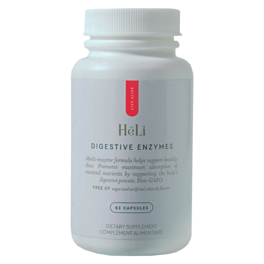 HēLi Dietary Supplement - Digestive Enzymes (Enzimas digestivas)