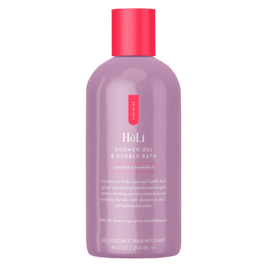 HeLi - Shower Gel & Bubble Bath - Lavender and Chamomile
